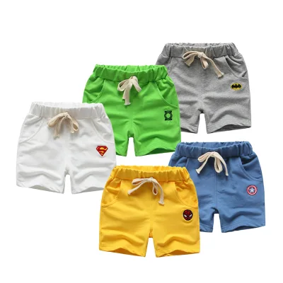 Children Kids Boys Girls Quality Embroidery Shorts for 2 to 8 years old