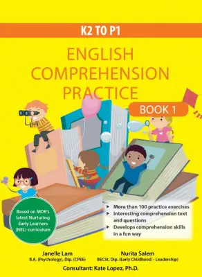 K2 to P1 English Comprehension Practice Book 1 / Assessment Books for K2 students / Kindergarten English books for aged 6 children / K2 to P1 English books assessment books for practice (9789811199639)
