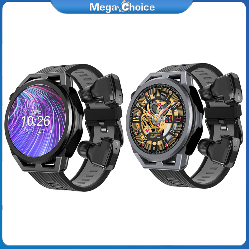 MegaChoice【Fast Delivery】N18 2 In 1 Smart Watch With Earbuds Fitness Tracker With Heart Rate Blood Pressure Sleep Monitor 4GB Memory NFC Function For Men Women ราคา 3,367 บาท*ส่งฟรี