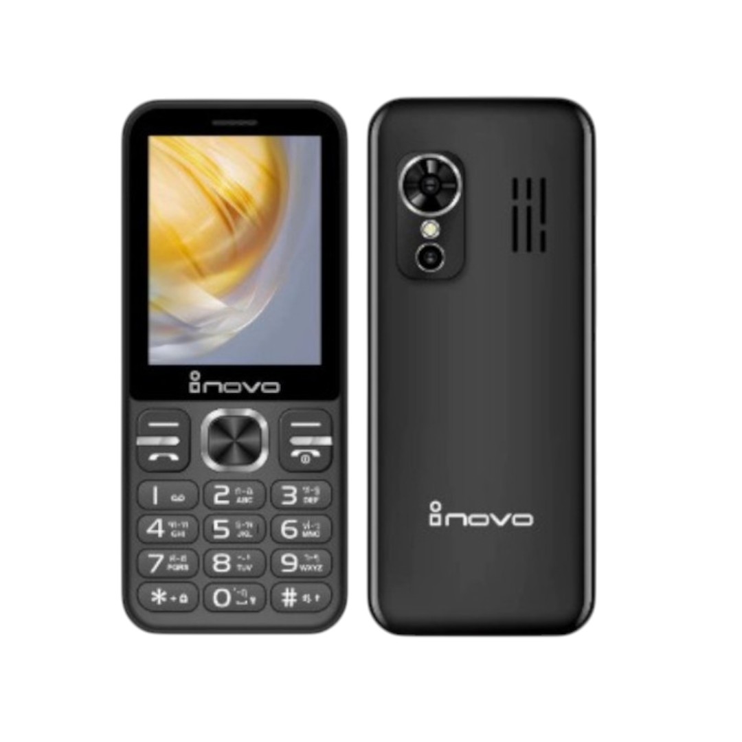 Inovo โทรศัพท์ปุ่มกด I-14 Zen ปุ่มใหญ่ จอกว้าง 2.9 นิ้ว ระบบ Dual SIM (2 ซิม) รองรับ 3G/4G พร้อมประกันศูนย์ 1 ปี Black ราคา 1,078 บาท*ส่งฟรี