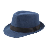 Fedora Hat Wide Brim Sun Protection Solid Color Panama Cap Boater Summer Beach Sunhat for Vacation