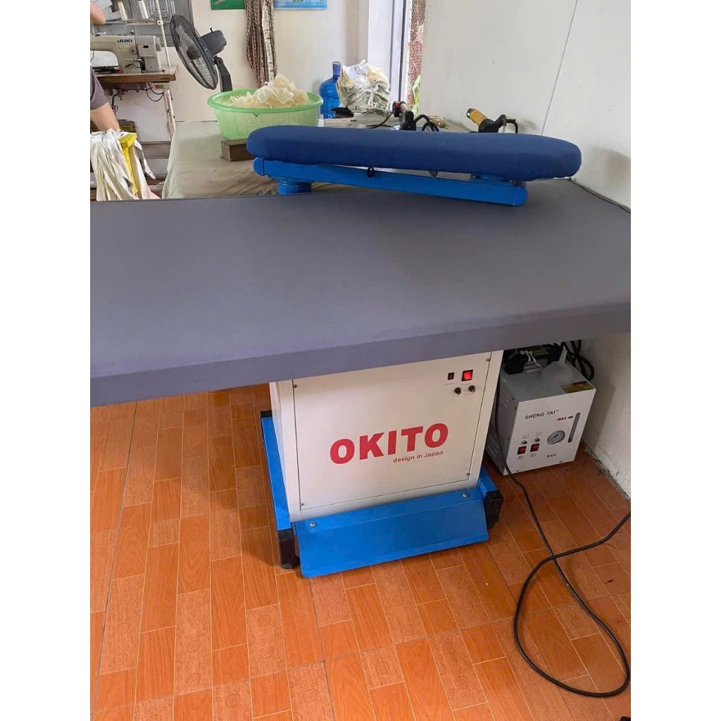 Bàn hút công nghiệp KHỞI ĐỘNG TỪ OKITO, Bàn hút ủi quần áo kích thước 800*1200 CM và 800*1500 cm