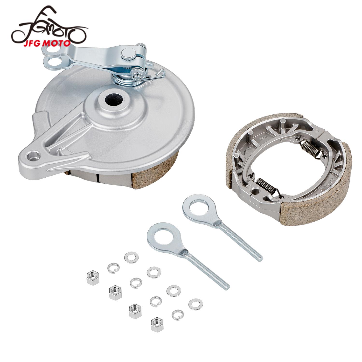 Jfg Moto phổ nhôm phanh trống Kit cho Coleman ct200u/bt200x Xe Đạp Mini 196cc | Bộ hoàn chỉnh với giày Phanh & chuỗi điều chỉnh, trực tiếp phù hợp với nâng cấp