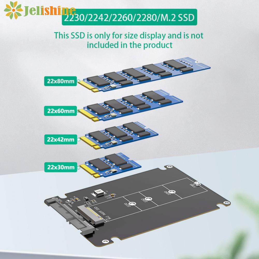 M.2 Ngff B Key Để 2.5 Inch ổ SSD SATA Bao Vây 6Gbps Vỏ đựng ổ cứng Bao Vây SSD hộp bên ngoài M.2 Ngff SSD Để 2.5 Inch SATA III Bộ Chuyển Đổi