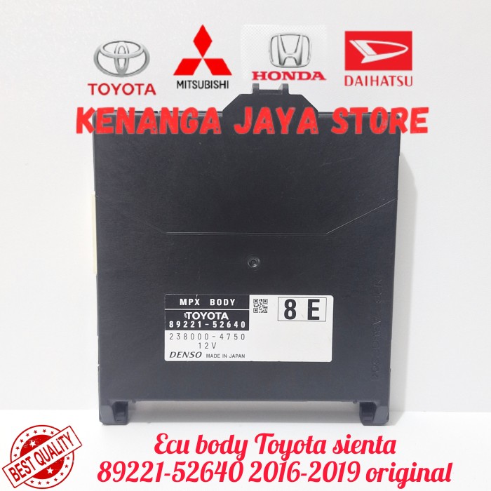 ecu body / ecu multiplex Toyota sienta 89221-52640 original Harga 2,378,500 rupiah*Gratis Ongkir