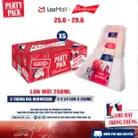 Combo 5 Thùng 24 Lon Bia Budweiser PartyPack Chính Hãng (250ml/lon)
