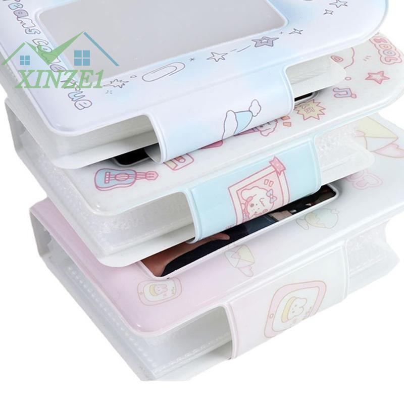  XZ✨✨✨ Dễ Thương Album Ảnh 3 Inch Ảnh Chủ Thẻ Thần Tượng Thẻ Chất Kết Dính Bộ Sưu Tập Cuốn Sách 32 Túi Cuốn Sách Album Photocard Lưu Trữ Trường Hợp 