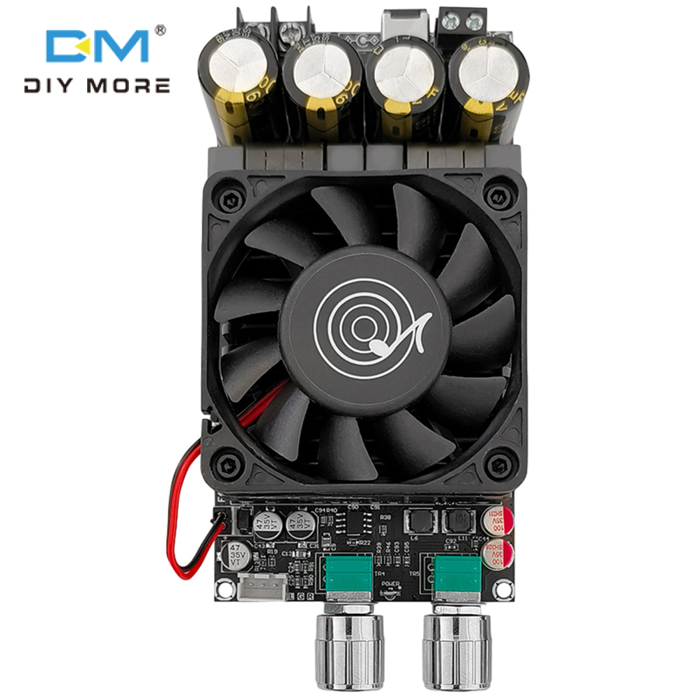  Diymore ZK-6001 DC18-50V loa siêu trầm chủ động tinh khiết bài bảng khuếch đại bộ lọc cho qua thấp Mono 600W Tần số điều chỉnh âm lượng tpa3225 