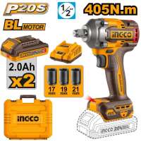 INGCO Cordless Impact Wrench 20V 405nm CIWLI2045/CIWLI20451 ICPT