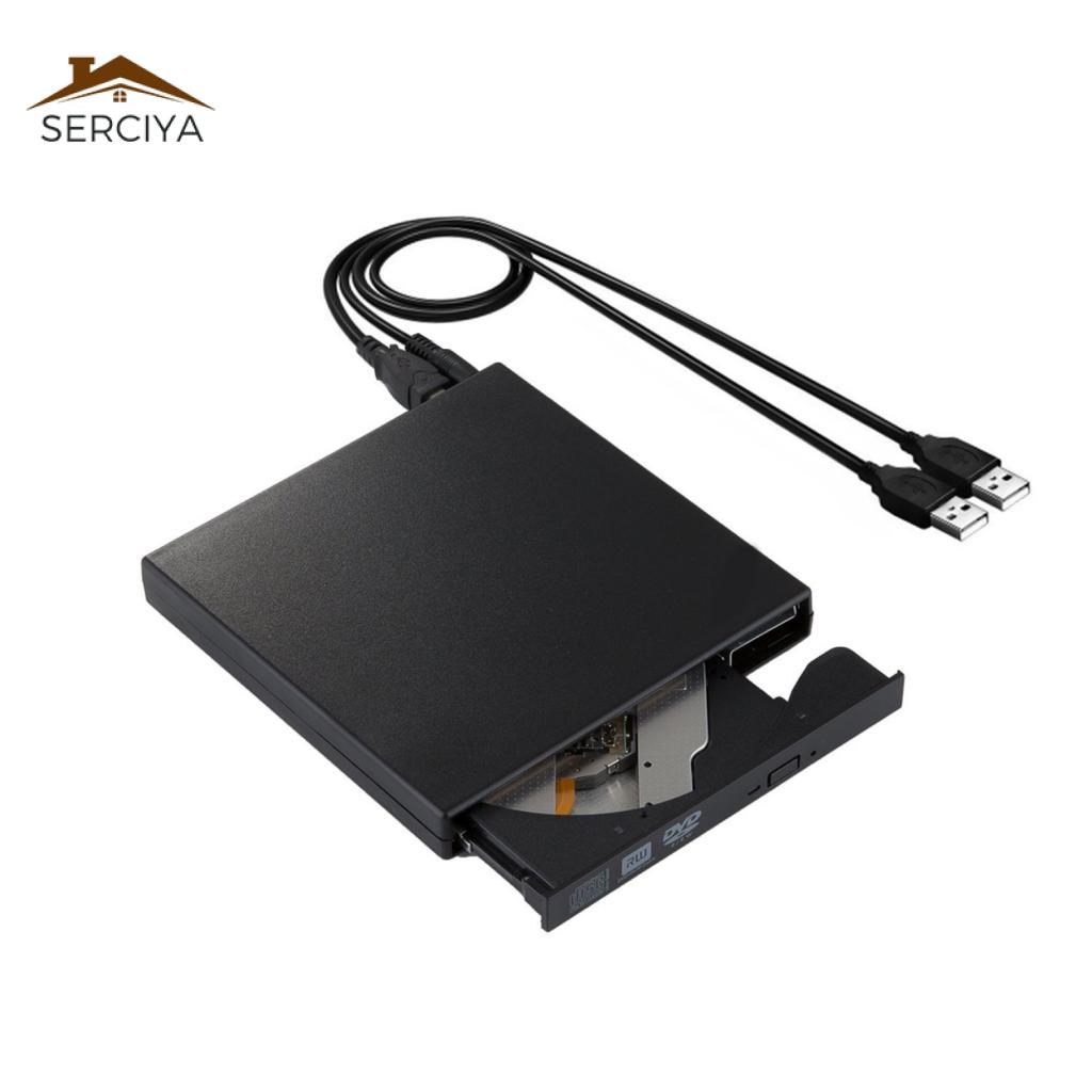 Serciya USB di động 2.0 siêu bên ngoài DVD-RW CD-RW Burner Nhà Văn ổ đĩa cho PC Mac