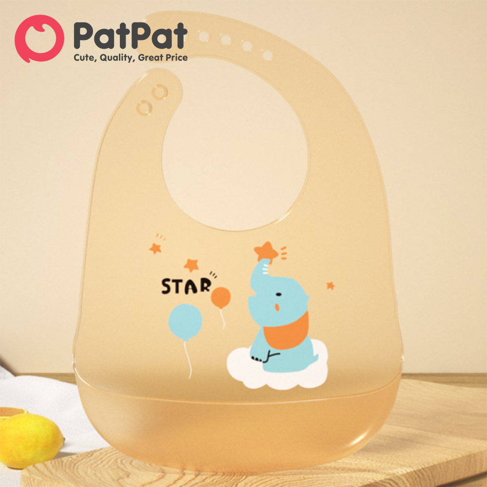 PatPat Waterproof Silicone Baby Bib