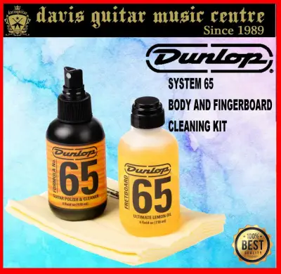 Jim Dunlop System 65 Guitar Body Polish and Fingerboard Cleaning Kit 6503