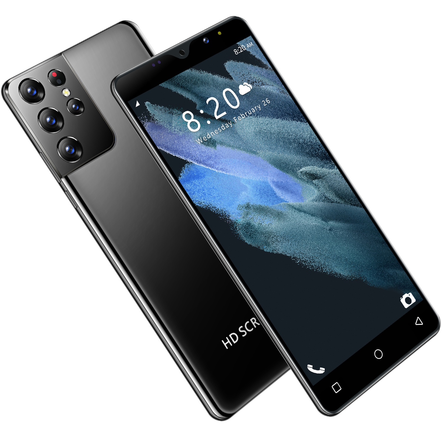 International cloning price cellphone camera 32 + 16MP warranty touch phone 8 + 256GB memory touch phone cheap 10 core gaming phone battery large 6800mAh - 3
