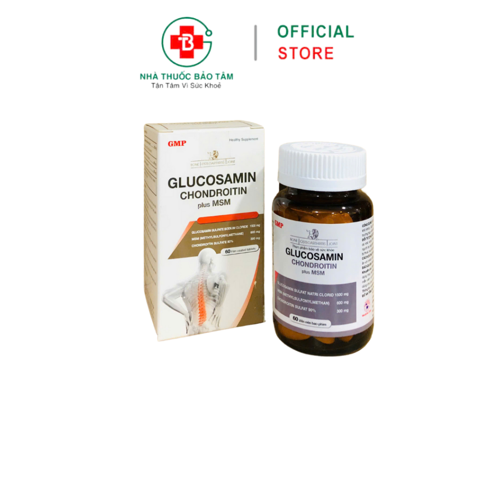 Thực phẩm hỗ trợ xương khớp GLUCOSAMIN 1500 – CHONDROITIN PLUS MSM