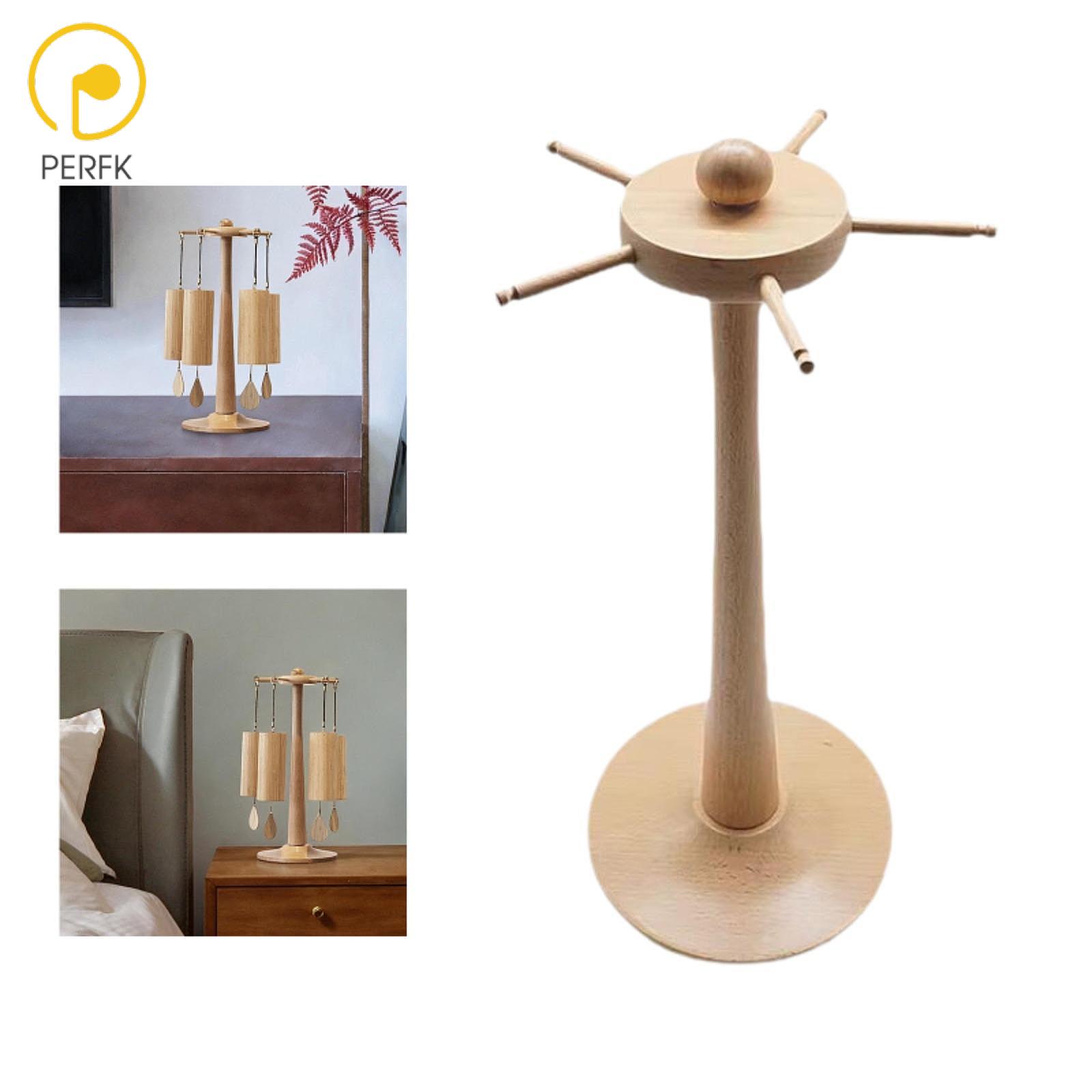 Perfk Chime Stand Gong Stable Base Professional Holds 5 Chimes Wind Chime Holder for Bedroom Yoga Meditation Desktop ราคา 2,893 บาท*ส่งฟรี