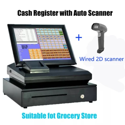 Vio 10.1 Inch Touch Pos System With FREE SOFTWARE Cash Register Machine Built In Printer and Cash Drawer + barcode scanner