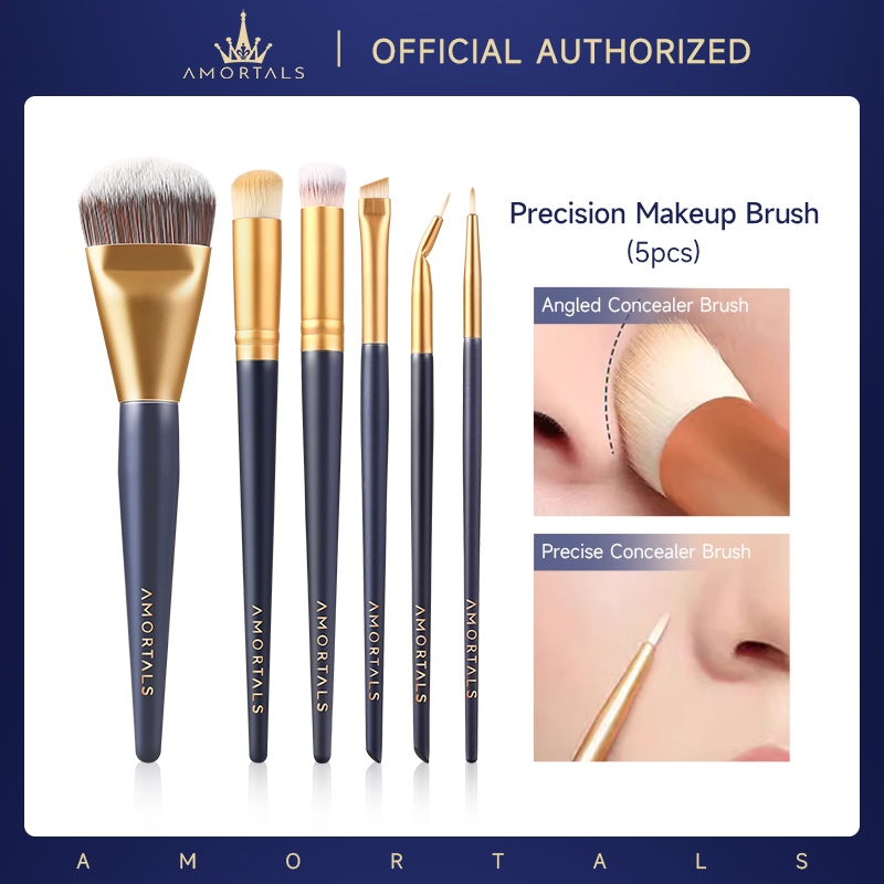 Cọ trang điểm AMORTALS cọ đánh nền phẳng/cọ che khuyết điểm/cọ kẻ mắt/cọ kẻ mắt góc chuyên nghiệp/cọ nền/cọ Phấn phủ/cọ má hồng