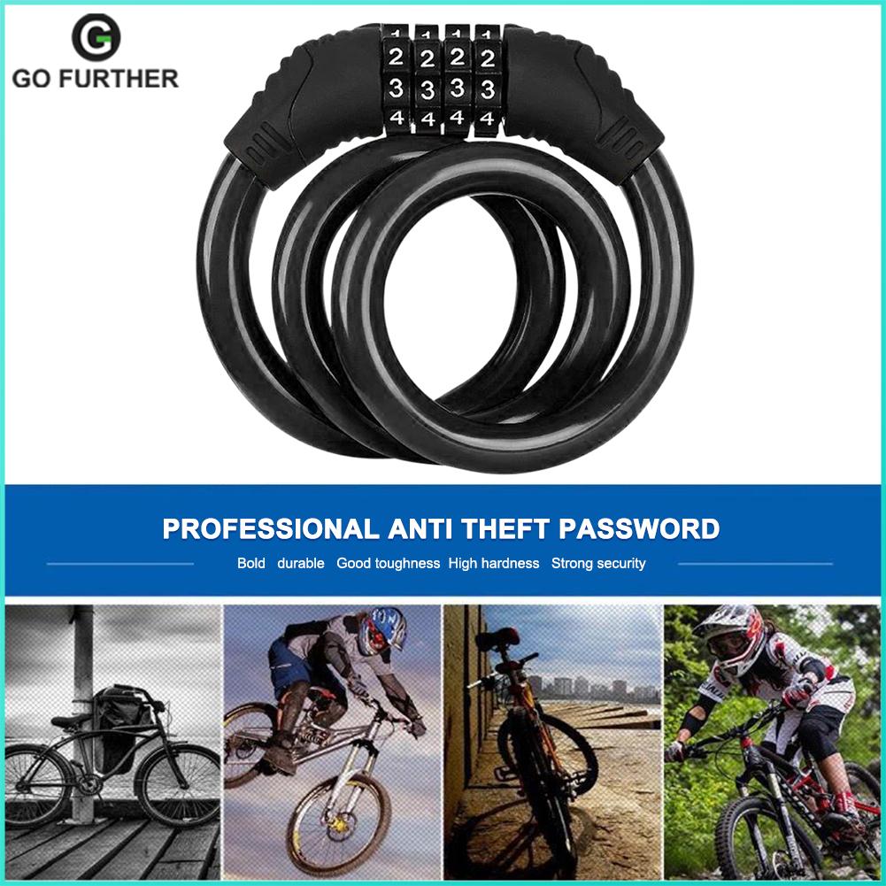 Chống trộm xe đạp leo núi khóa tổ hợp phổ khóa an toàn xe đạp MTB