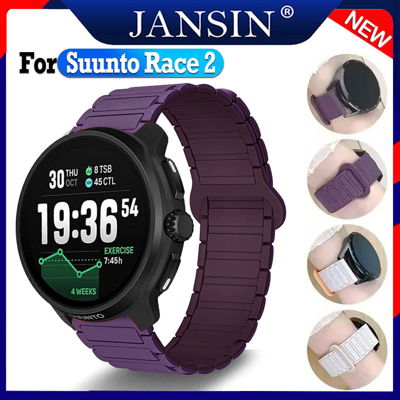 Dây đeo thể thao vòng từ silicon cho đồng hồ thông minh Suunto Race 2 Vòng đeo tay