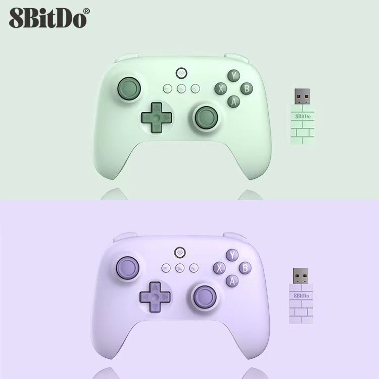 8Bitdo Cuối Cùng C Không Dây 2.4G điều khiển chơi game cần điều khiển chơi game Cho PC Windows 10 11 Bàn Hơi Raspberry Pi Android