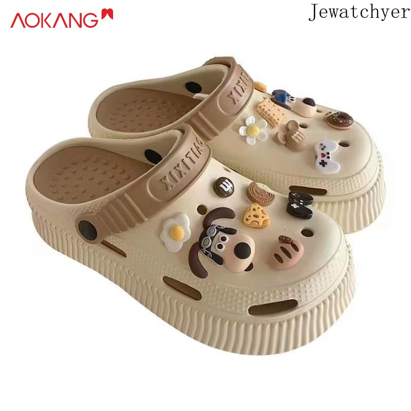 Aokang dép nữ xinh dép có quai dép nữ kiểu mới Giày tổ ong đế dày cho nữ trong nhà Dép đế dày chống trượt mới cho nữ đồ mặc ngoài