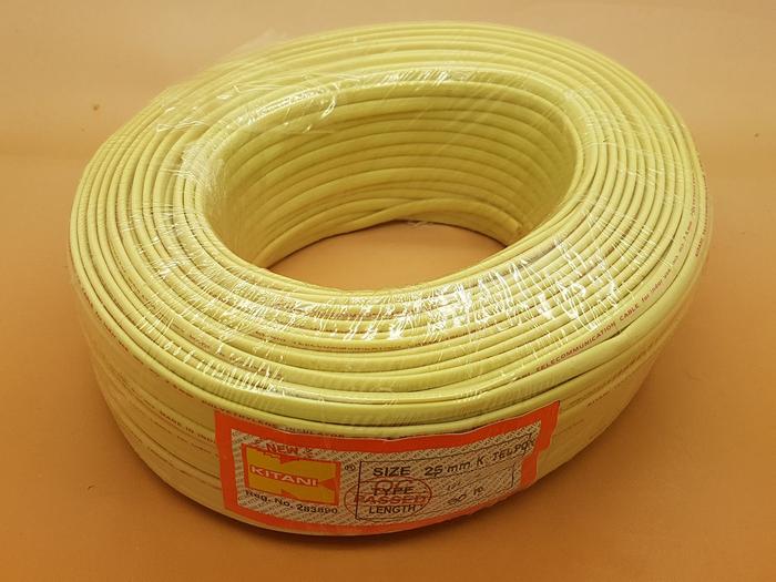 KABEL TELEPON KITANI RJ-11 ISI 4 - 90 METER (CABLE LINE TELPHONE ) Giá 303,000 Đồng*Miễn phí vận chuyển