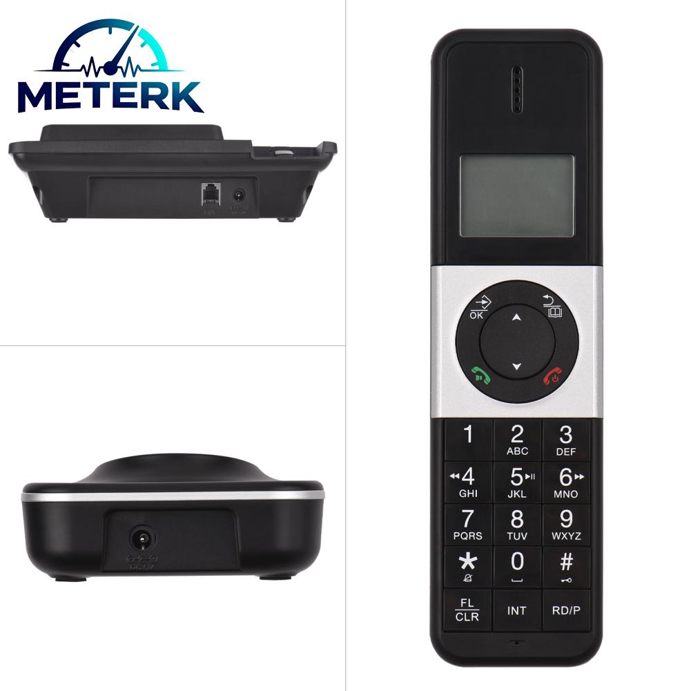 Meterk โทรศัพท์ไร้สายแบบมีสายสำหรับบ้าน 50 สายเข้า 14 ขาออก ความทรงจำ ระบบโทรศัพท์ไร้สายแบบมีสาย ราคา 2,674 บาท*ส่งฟรี