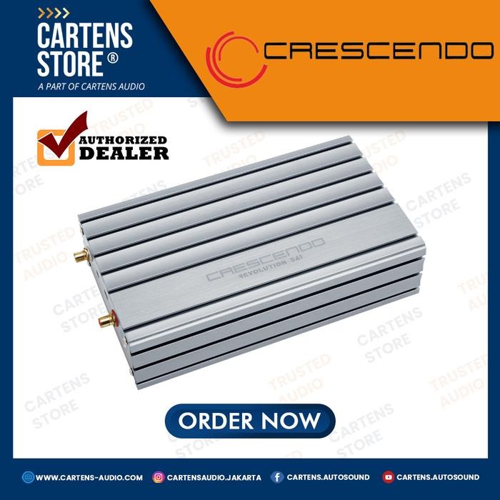 POWER AMPLIFIER CRESCENDO REVOLUTION 5A1 BY CARTENS-STORE.COM-Megavia store Harga 12,760,000 rupiah*Gratis Ongkir