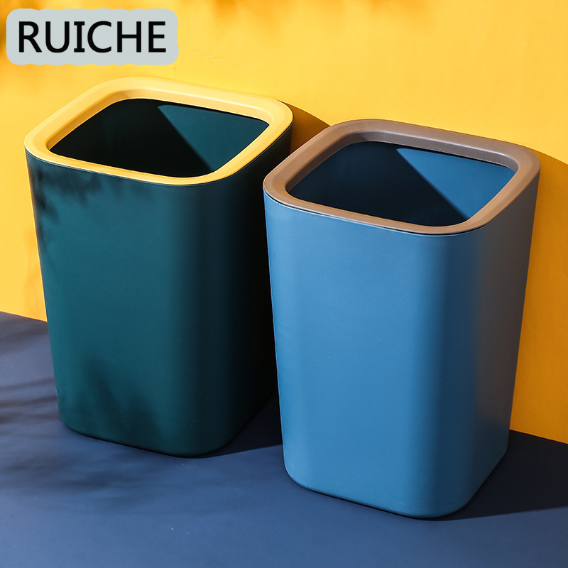 RUICHE ถังขยะถังขยะถังขยะความจุถังขยะ พกพาง่าย คุณภาพดีมาก วัสดุคุณภาพดี ปลอดภัย ULT24B0LD0 49Z241205 ราคา 99 บาท*ส่งฟรี