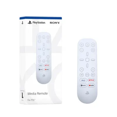 PS5 Media Remote - 1 Year Official Playstation Warranty