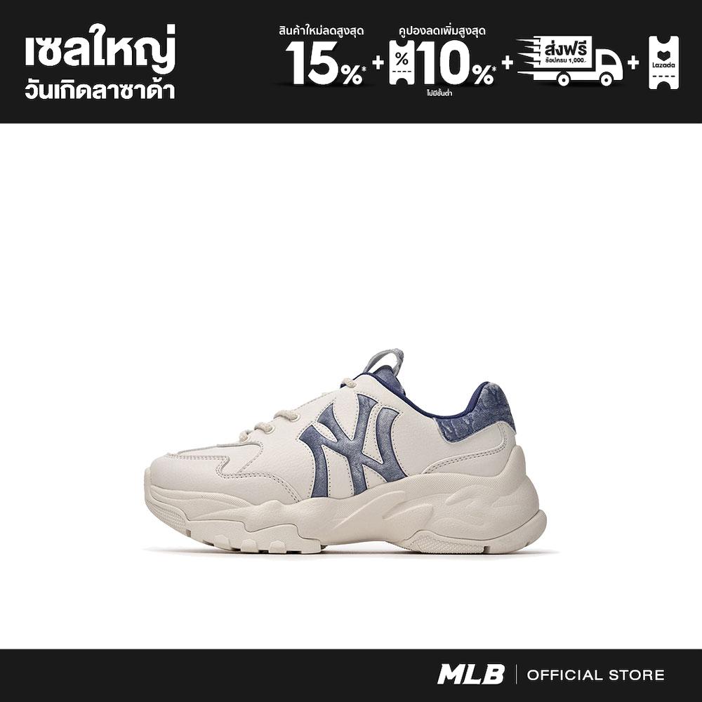 MLB Sneakers Unisex Bigball Chunky Window Velvet Monogram Model 3ASHWVM46 50NYS Navy ราคา 5,290 บาท*ส่งฟรี