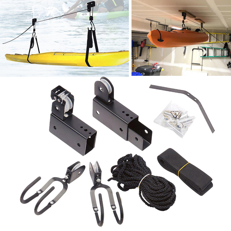 Multifunctional Kayak Hanger 119lbs Capacity Space Saving Kayak Hoist For