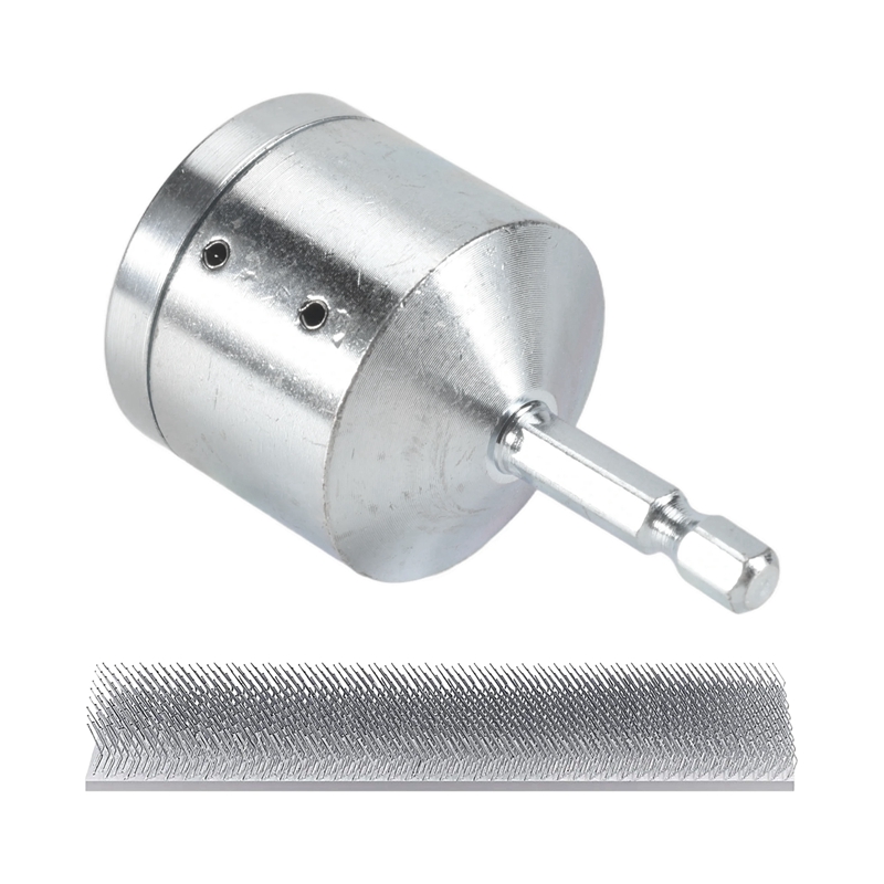 【wsxdf】Metal Copper Pipe Cleaner with 1 Replaceable Brushes Tube Cleaning Brush Tube Cleaning Brush for Power Drill