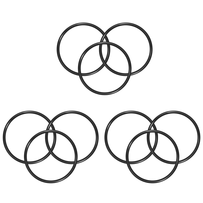 (UCRJ) Water 151122 Replacement O-Rings for Size Big Blue Buna-N (9 Pack)