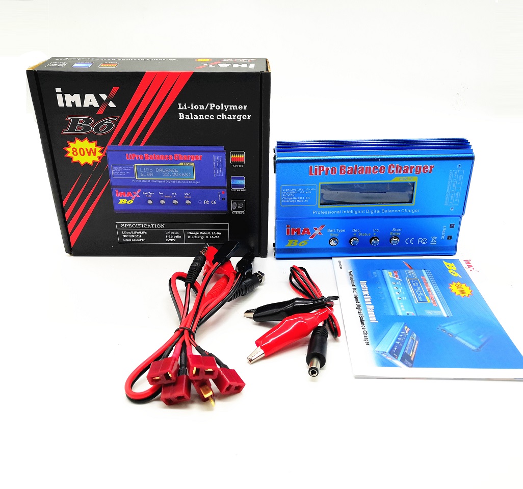 【Pre-order】 Imax B6 Balance Charger Discharger With T/xt60 Plug For Rc Li-Ion Ni-Cd Lipo Nimh Nicd L