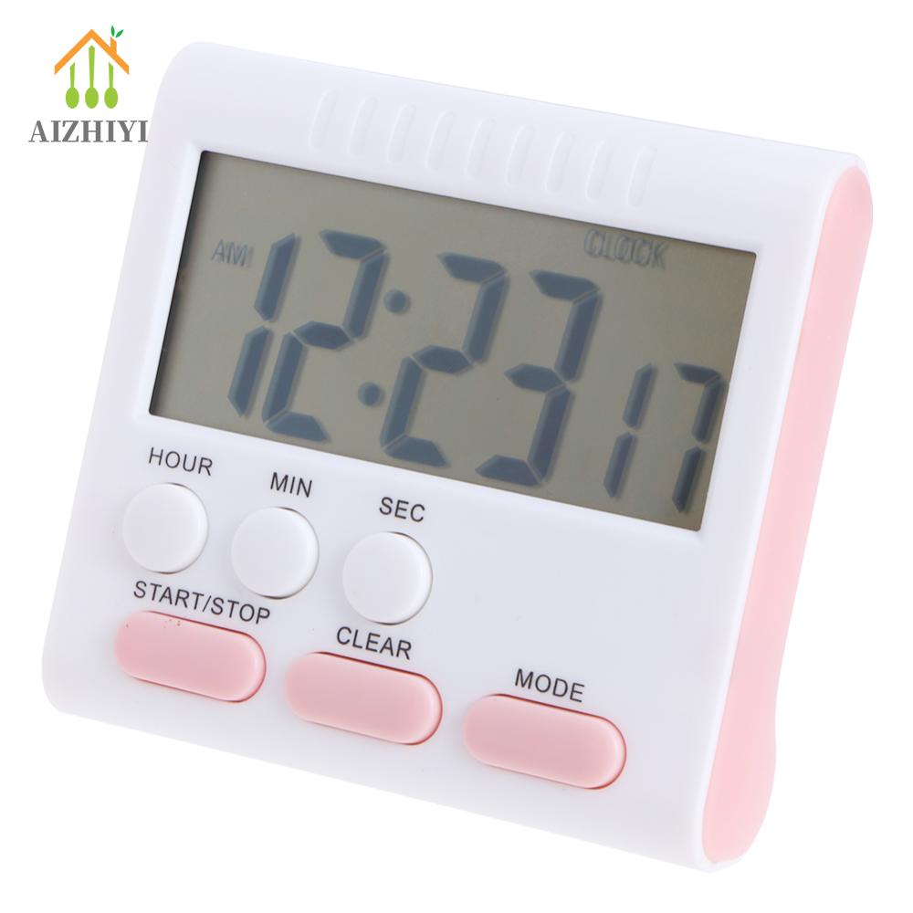 Đa chức năng LCD bằng điện bộ bấm giờ nhà bếp báo động đếm lên xuống đồng hồ