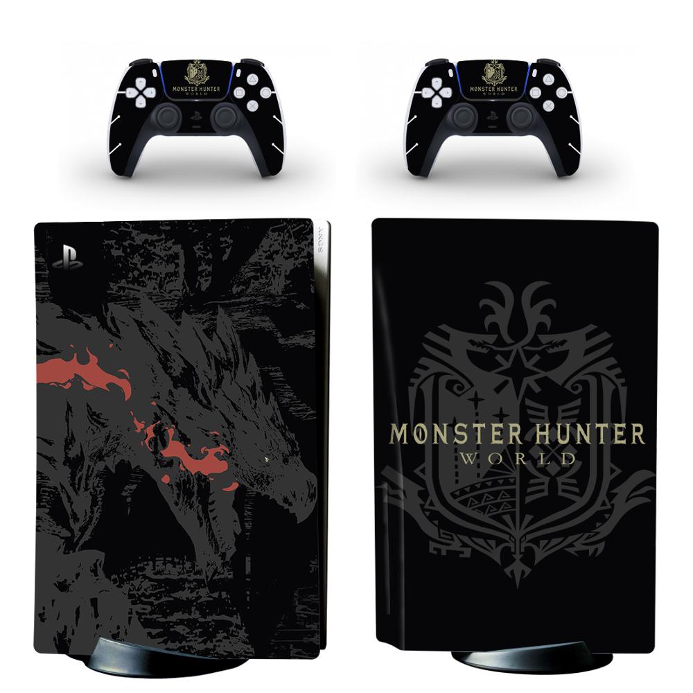 【Trending Now】 Monster Ps5 Standard Disc Skin Sticker Decal Cover For 5 Console And Controllers Ps5 Skin Sticker Vinyl