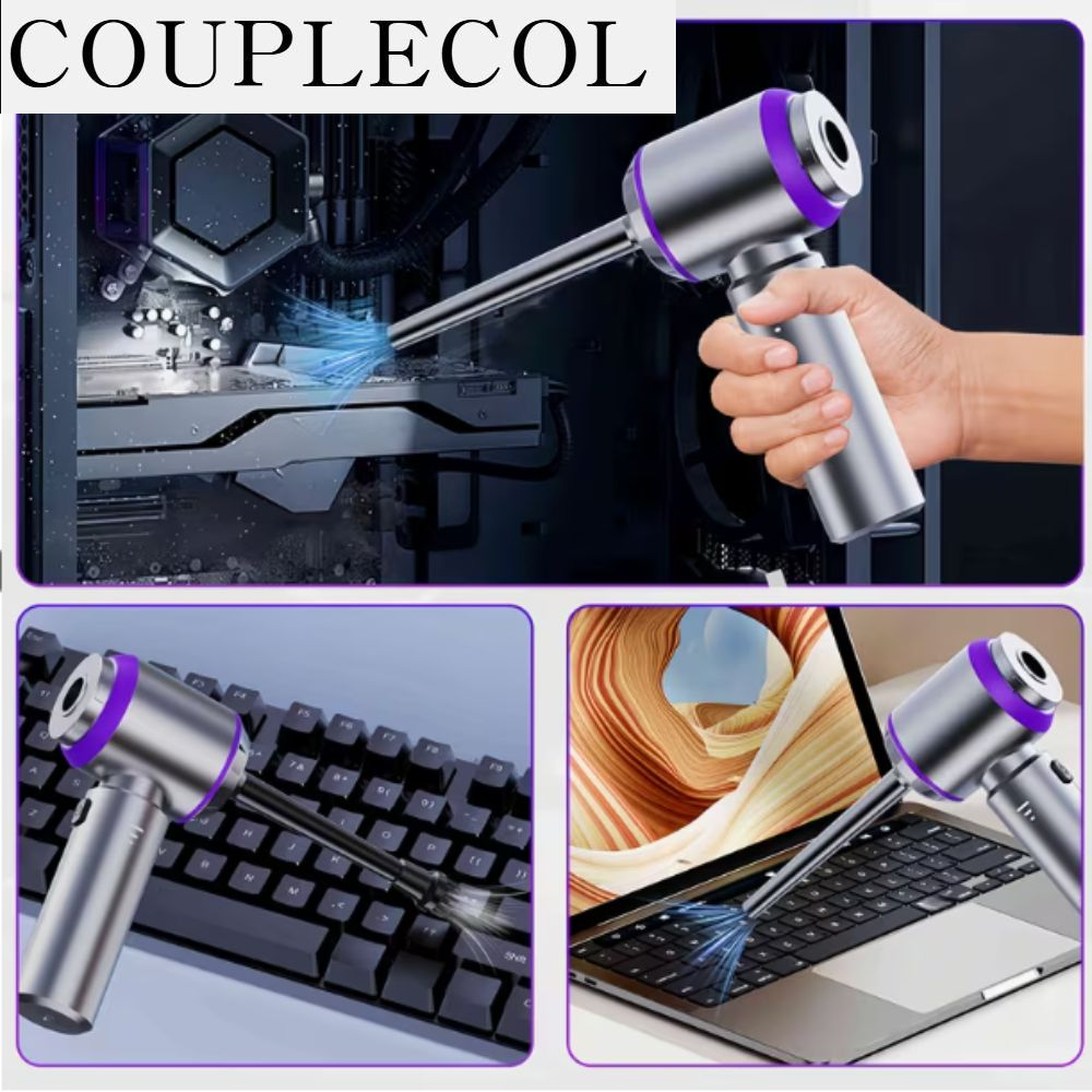 COUPLECOL 4 trong 1 Máy hút bụi ô tô 16000Pa Công suất cao Máy thổi khí Di động Lực hút mạnh mẽ Máy hút bụi không dây Vệ sinh xe hơi Giá 623,642 Đồng*Miễn phí vận chuyển