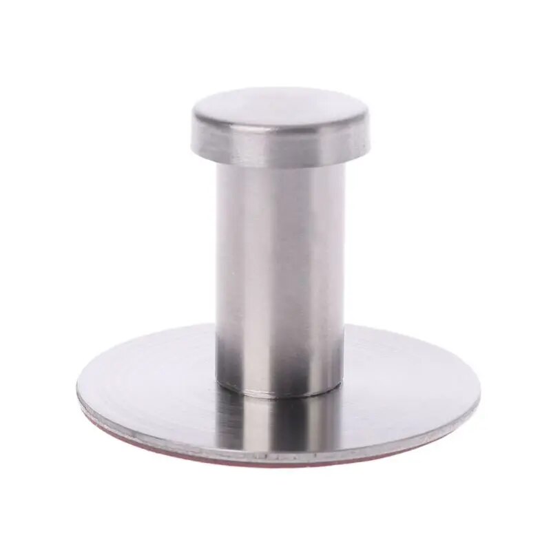 Thép không gỉ mà không cần khoan tự dính tường Khăn Treo móc quần áo Sticker Robe móc áo phòng tắm