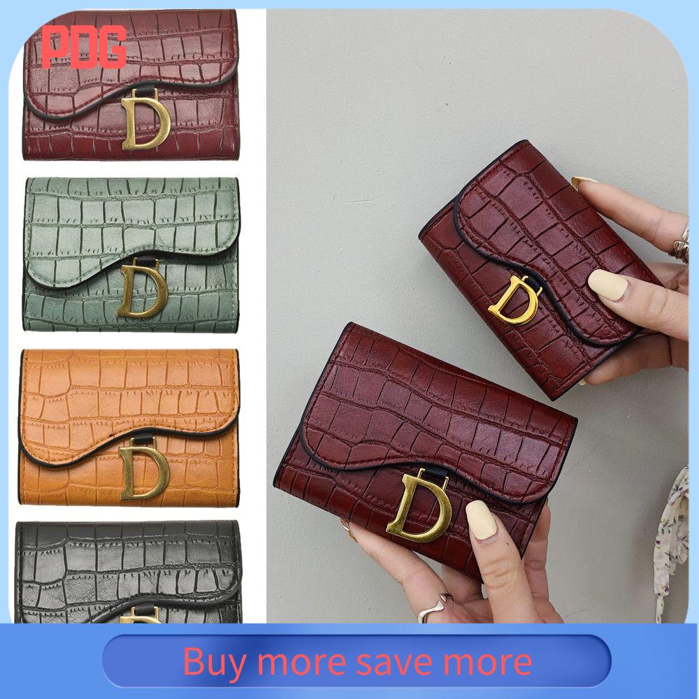 PDG Đa chức năng Ngắn nhỏ Nhiều thẻ Bao đựng thẻ Clutch nữ Ví đựng tiền mini Ví đựng tiền