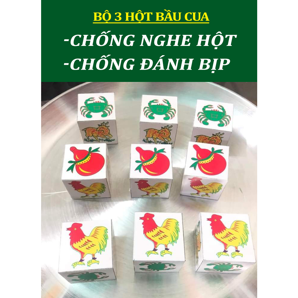 Hột bầu cua xóc cái 5/5 chống thầy thợ nghe hột, chống đánh bịp