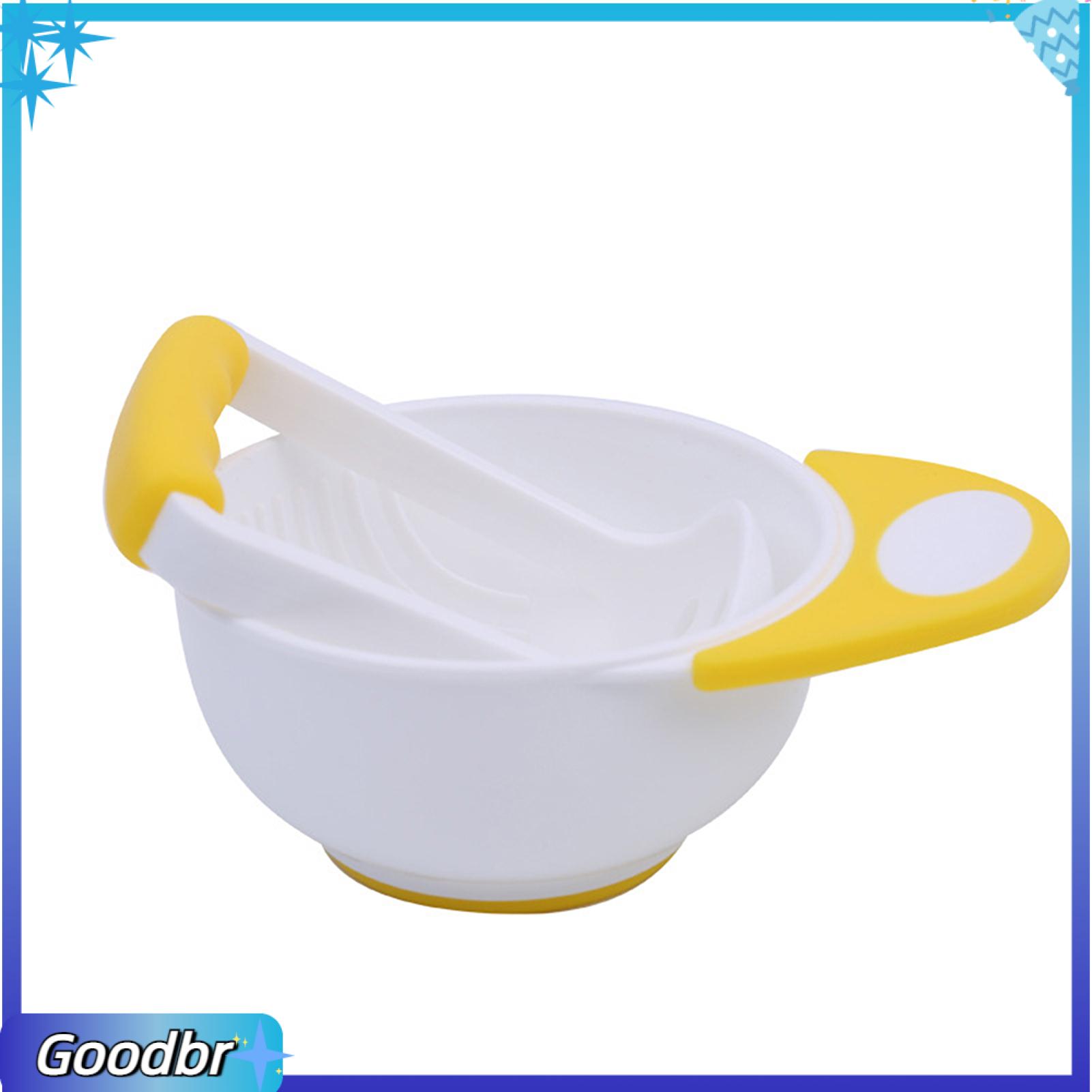 Goodbro thực phẩm cấp bát cho bé trẻ em thực phẩm bát mài bé puree Maker cho ăn máy xay Bát bpa-miễn phí xách tay thức ăn trẻ em MASHER cho du lịch nhà sử dụng dễ dàng để làm sạch an toàn cho trẻ sơ sinh hoàn hảo cho nghiền
