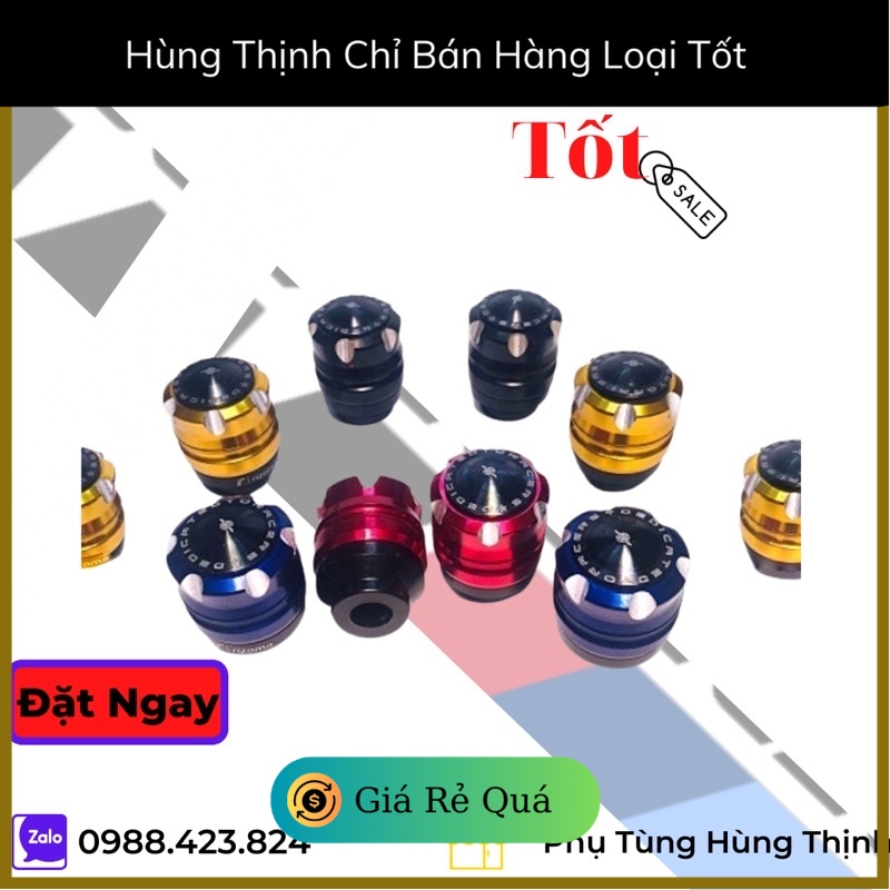 { Đại Lý Cấp 1 }[ Giá 1 cặp ] Gù chống đổ trước CNC Rizoma có chụp mẫu K6 giá hủy diệt