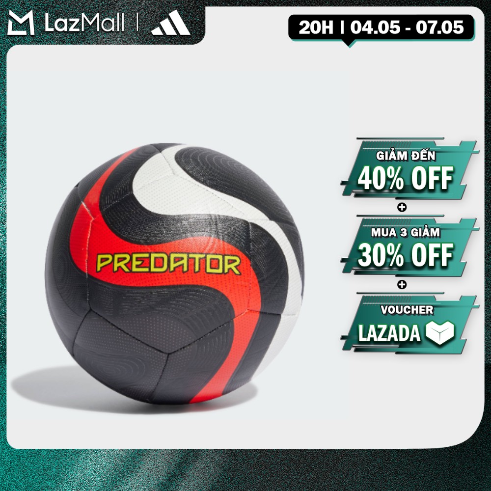 [20H 4.5-7.5-MUA 3 GIẢM 30%] adidas Bóng đá Bóng Tập Luyện Predator Unisex Đen IP1655