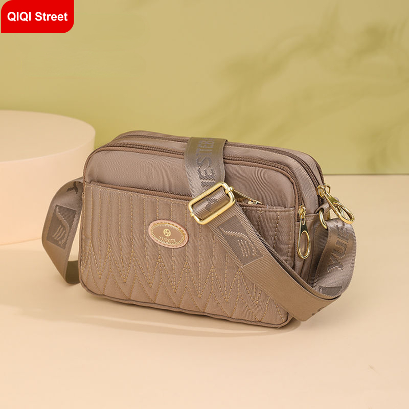 Fashion shoulder bag crossbody bag mom bag collection wallet 2023 new large capacity versatile nylon cloth water-repellent mobile phone bag