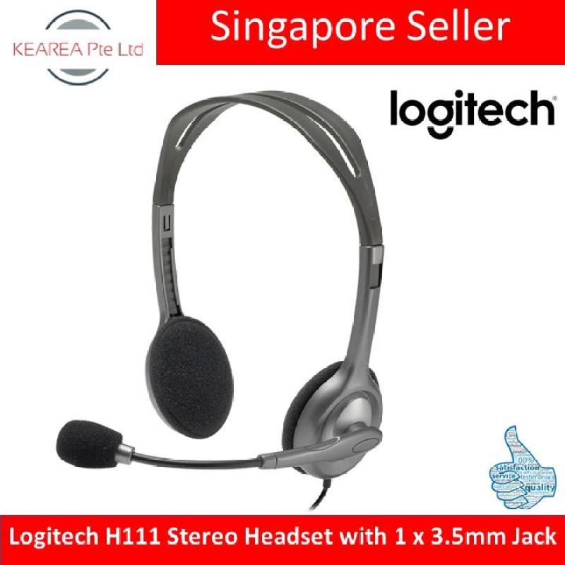 Logitech H111 Stereo Headset with 1 x 3.5mm Jack Singapore