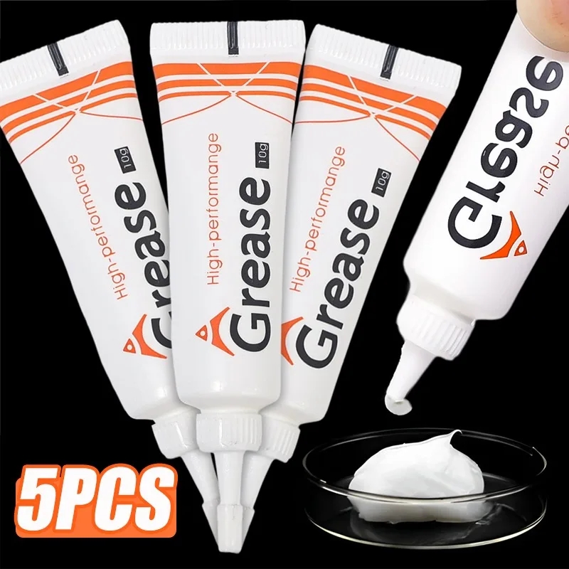 5Pcs Silicone Chất Bôi Trơn Mỡ Không Thấm Nước dùng cho thực phẩm dầu bôi trơn Cho O Nhẫn Ống Bánh Răng Gắn Mang Sealant van lốp Mỡ