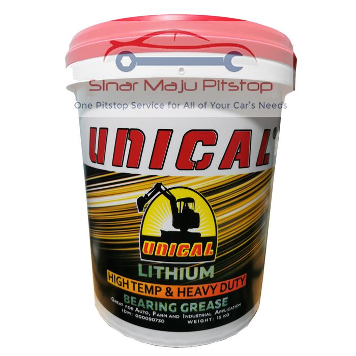 PROMO- UNICAL LITHIUM COMPLEX HI TEMP & HI SPEED GREASE 15 KG (MERAH / BIRU) Harga 1,455,000 rupiah*Gratis Ongkir