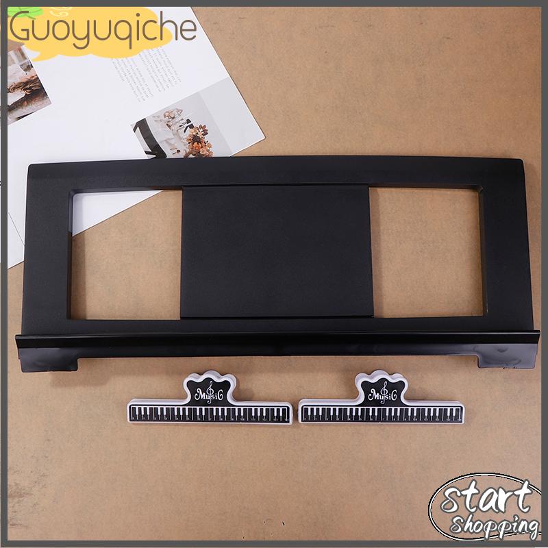【Guoyuqiche】 1PC Xách Tay Điện Tử Đàn Piano Âm Nhạc Đứng Âm Nhạc Chuyên Nghiệp Phụ Kiện Điểm Đứng Với 2 Clip Cho Bàn Phím Âm Nhạc Người Giữ Cuốn Sách