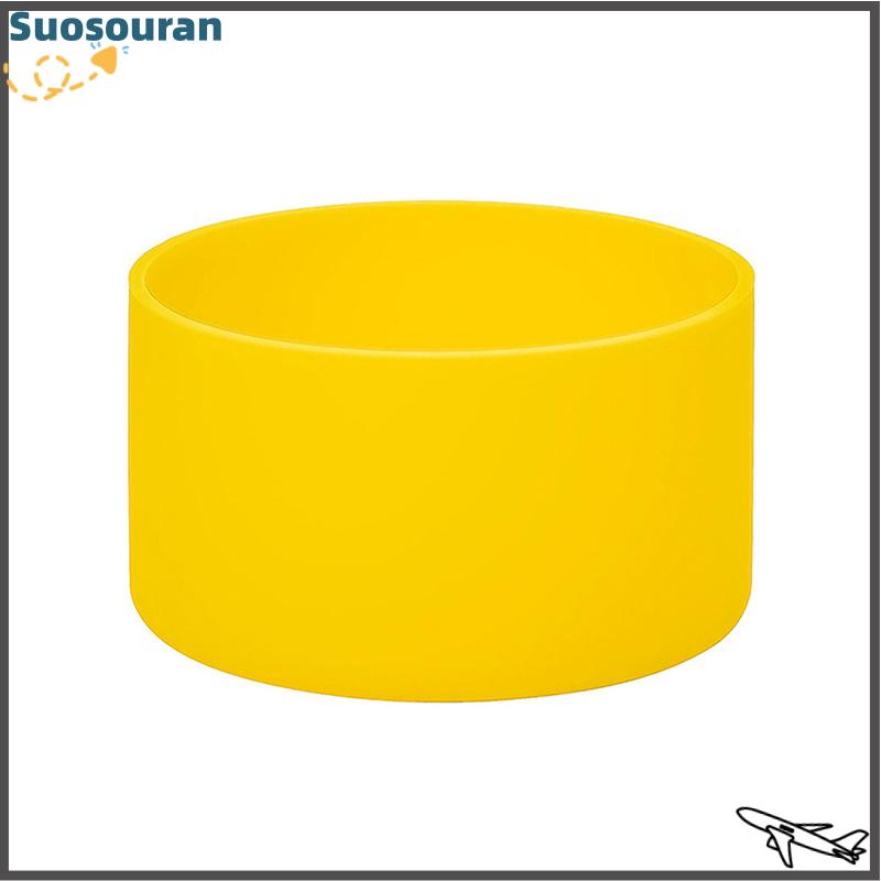 【suosouran】🔥🔥 Silicone khởi động cho Owala chai nước chống trượt dưới Bìa bảo vệ dưới đáy cơ sở bảo vệ Coaster Flask 7.5cm 2.95in - 5